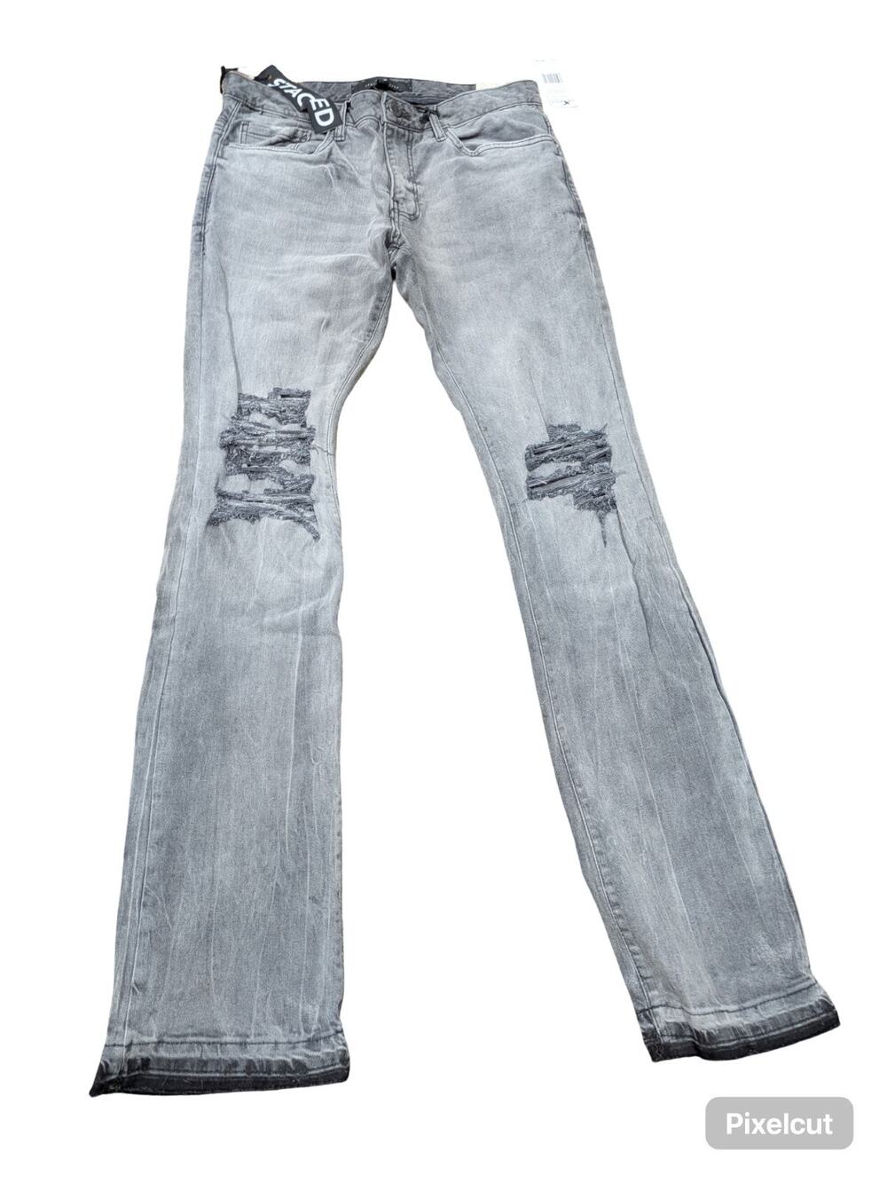 Jordan Craig Jeans Mens 34x34 Legacy Edition Martin Stacked Distressed